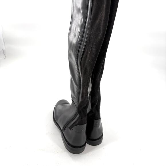 Cole Haan Isabelle Over the Knee Boots 7 Black NWOT Tall Riding Academia Capsule - Picture 6 of 10
